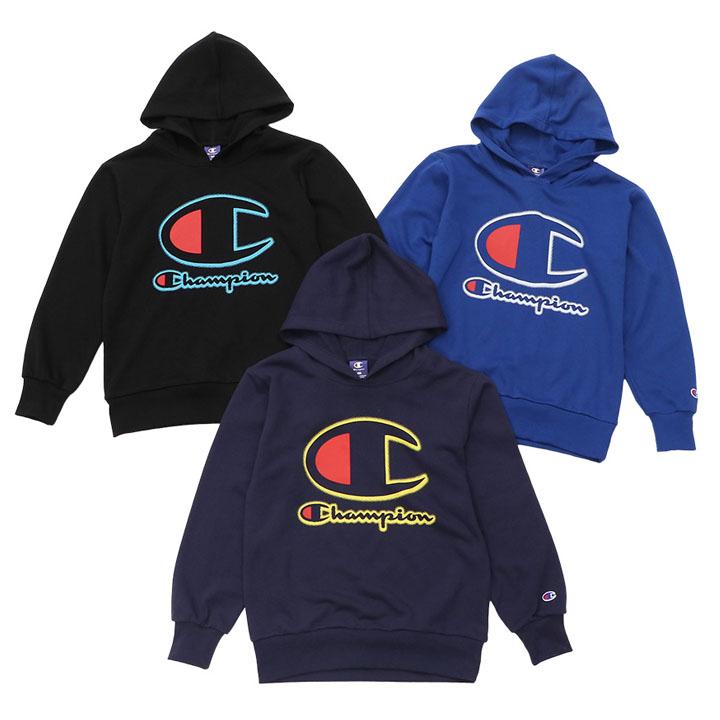 Champion（チャンピオン） パーカー キッズ スウェット 130-160cm 子供服/Champion プルオーバー フーディ 子ども ...