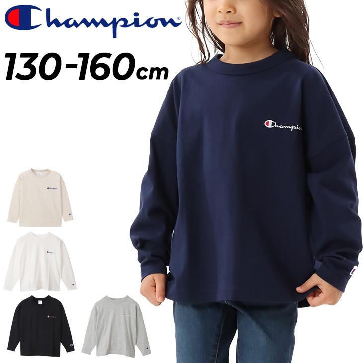 Champion チャンピオン 長袖 Tシャツ キッズ ジュニア コットンT Champion チャンピオン 長袖 Tシャツ キッズ ジュニア コットンT