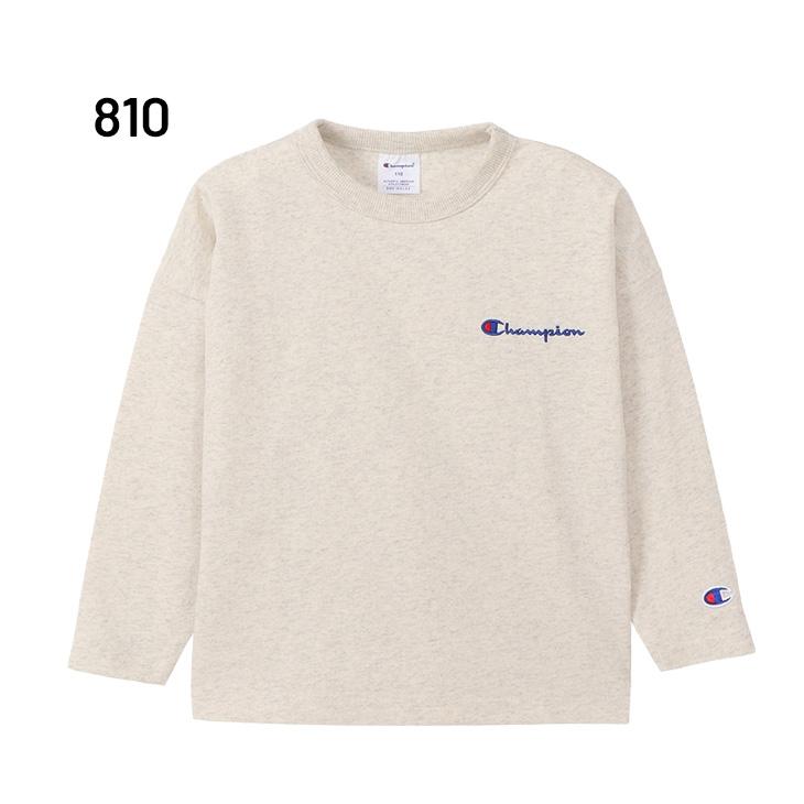 Champion（チャンピオン） 長袖 Tシャツ キッズ ジュニア コットンT