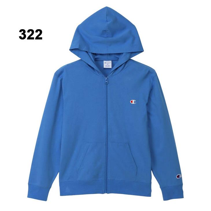 Champion（チャンピオン） キッズ パーカー 長袖 ジップフーデッド