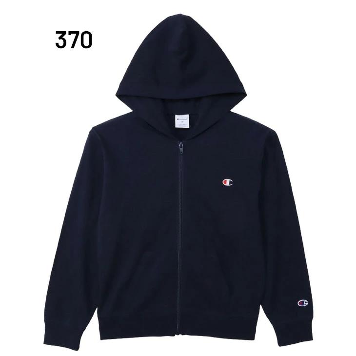 Champion（チャンピオン） キッズ パーカー 長袖 ジップフーデッド