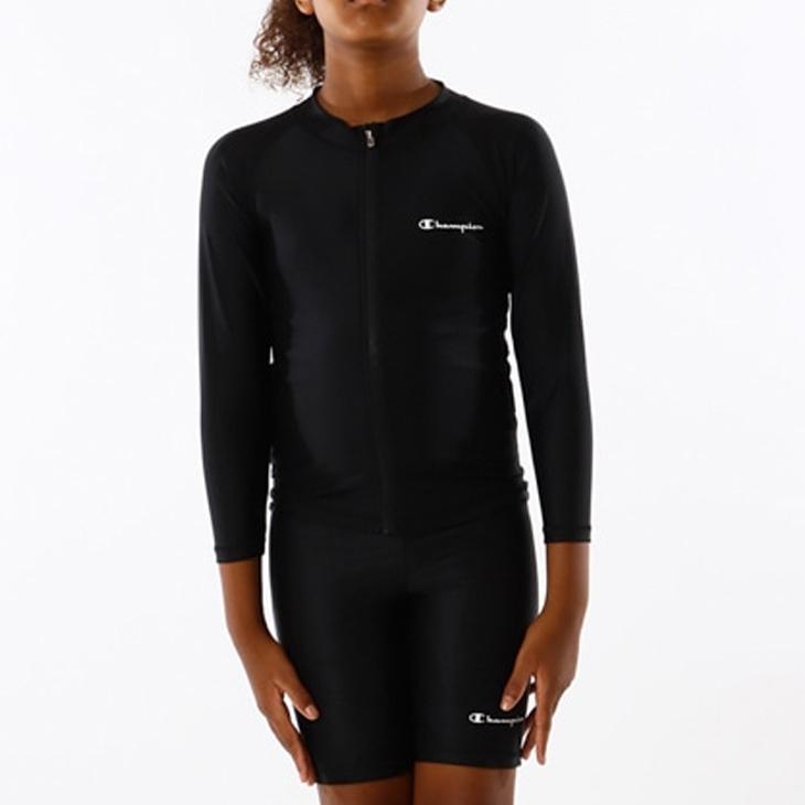 Champion（チャンピオン） キッズ ジュニア ラッシュガード 長袖 水着