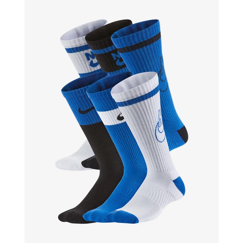 22〜24】ナイキ Nike ロゴフラワーソックス 9足セット NIKE（ナイキ） 靴下 6足組 子ども用 21-25cm NIKE エブリデイ キッズ