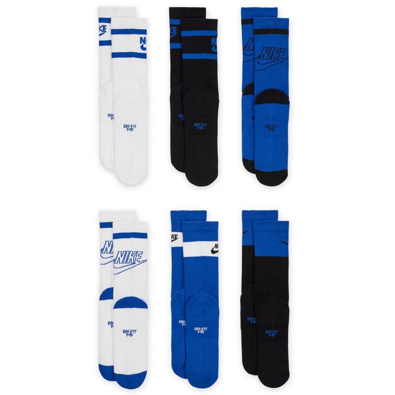 NIKE（ナイキ） 靴下 6足組 子ども用 21-25cm NIKE エブリデイ キッズ