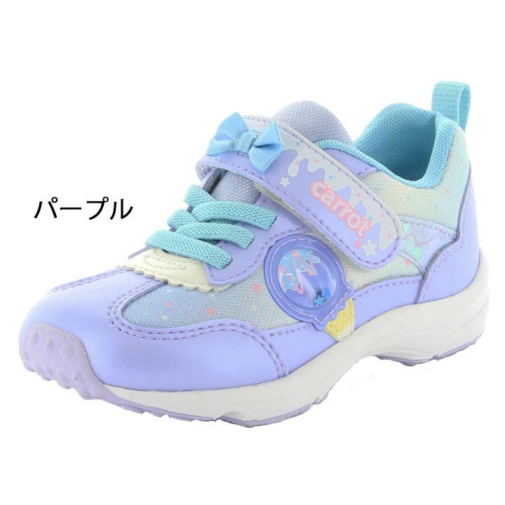 キッズ シューズ ガールズ スニーカー 15.0-19.0cm 子供靴 ムーンスター キャロット moonstar carrot/女の子 運動靴 かわいい 月星 くつ ピンク /CR-C2284｜apworld｜03