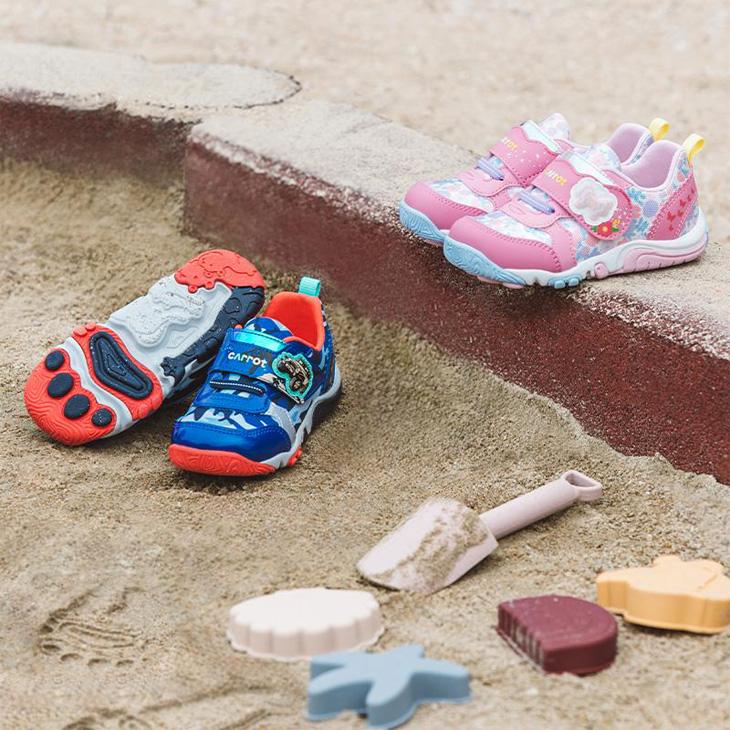 WHIZ ムーンスター キャロット キッズ スニーカー 15-19cm 2E 子供靴