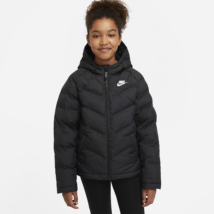 キッズ 中綿ジャケット アウター ジュニア 130 160cm 子供服 ナイキ Nike Yth シンセテック フィル フーディ 防寒 コート 子ども 男の子 女の子 Cu9157 010 Apworld 通販 Paypayモール