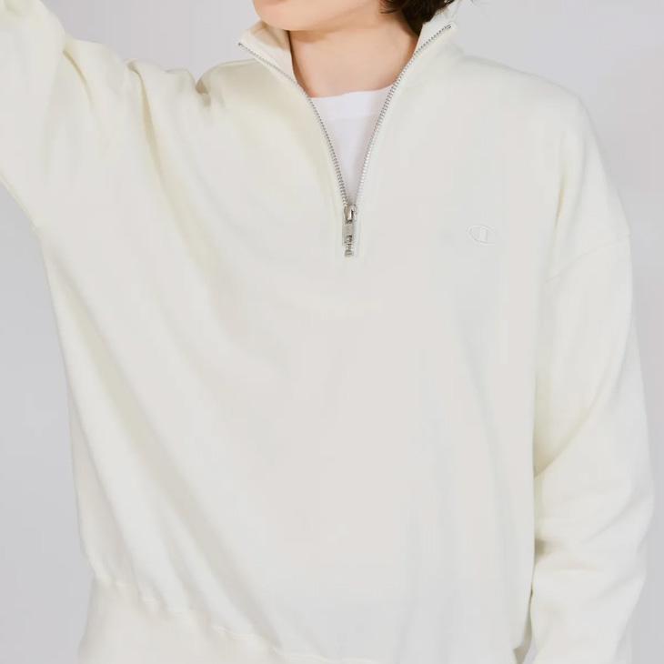 Champion（チャンピオン） スウェットシャツ レディース ハーフジップ