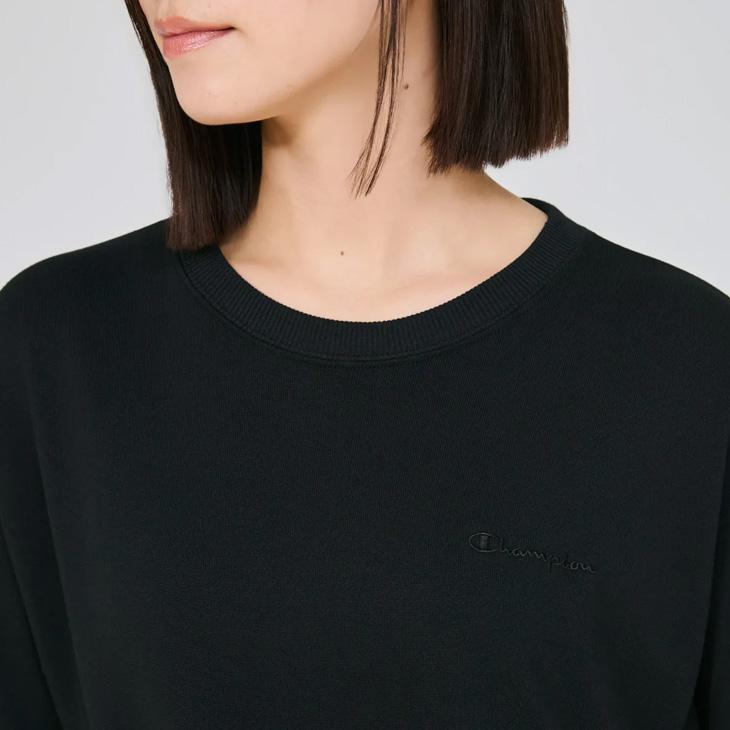 Champion（チャンピオン） 半袖 スウェットワンピース レディース 膝下