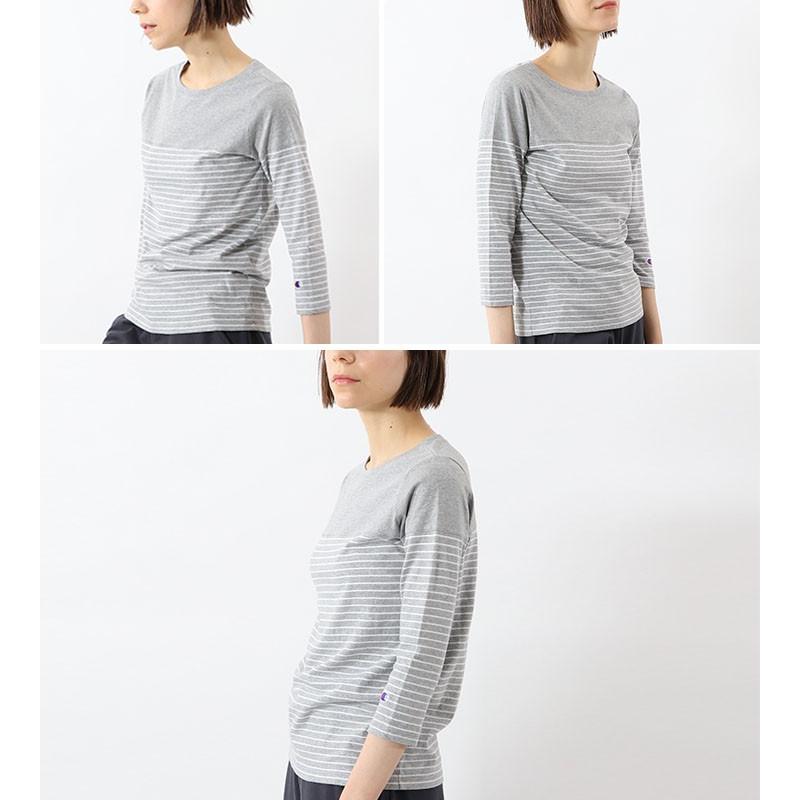Champion（チャンピオン） Tシャツ 7分袖 レディース ベーシック 3/4
