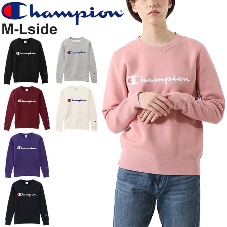 スウェットシャツ 長袖 トレーナー レディース チャンピオン champion BASIC ベーシック スポーツ カジュアル ウェア スエット 女性  クルーネック /CW-Q001 : cw-q001 : APWORLD - 通販 - Yahoo!ショッピング