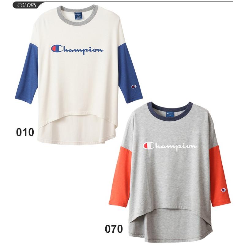 Tシャツ 七分袖 シャツ レディース チャンピオン Champion クロップドフレア Tee スポーツウェア 女性用 クルーネック Cw Rs403 Apworld 通販 Paypayモール