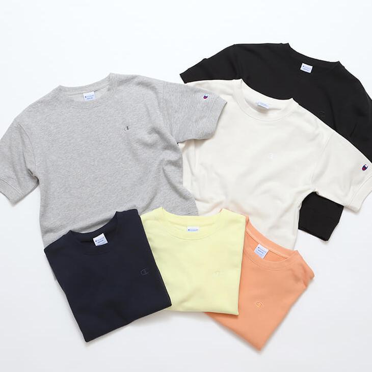スウェット 裏毛 半袖 トレーナー レディース チャンピオン Champion ショートスリーブスウェットシャツ スポーティ カジュアル 女性 スエット Cw T014 Apworld 通販 Paypayモール