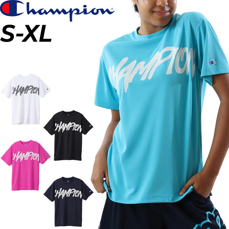 半袖 Tシャツ レディース チャンピオン Champion バスケットボール スポーツウェア 女性 吸汗速乾 抗菌 防臭 トレーニング 練習着 部活 ビッグロゴ Cw Vb323 Apworld 通販 Paypayモール