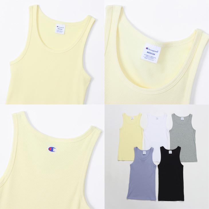 Champion（チャンピオン） タンクトップ レディース ウェア 無地 リブ