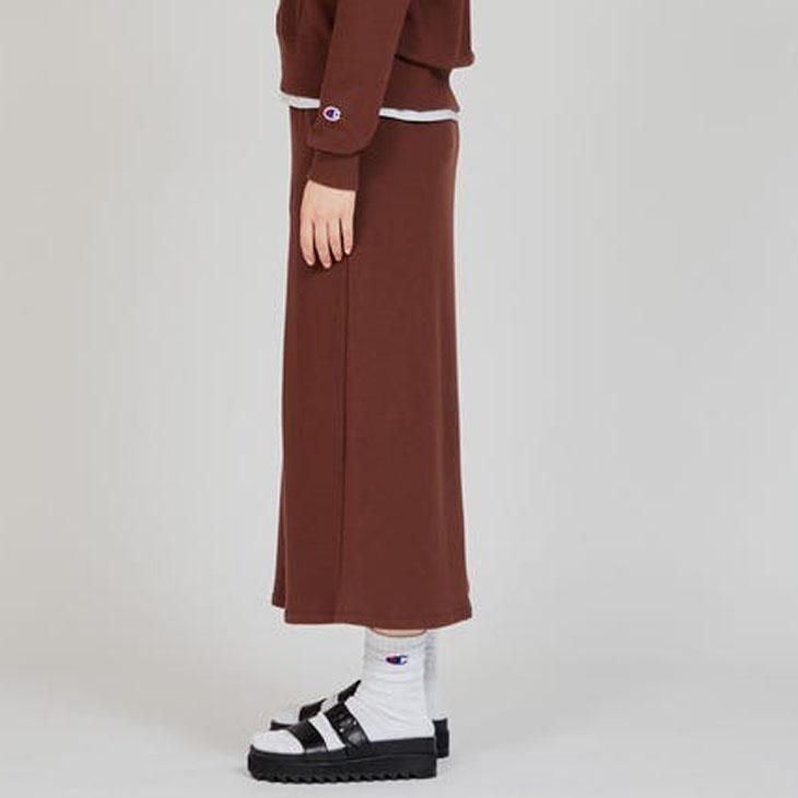 Champion チャンピオン スウェットスカート レディース マキシ丈