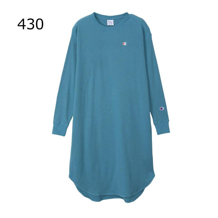 Champion（チャンピオン） レディース ワンピース ワッフル 長袖