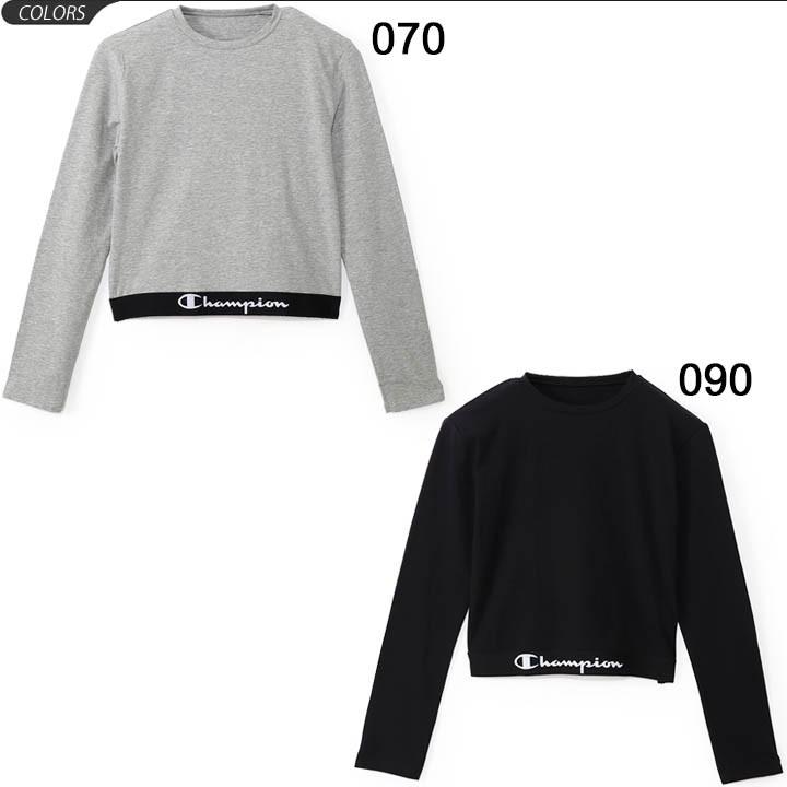 Tシャツ 長袖 レディース チャンピオン Champion クルーネック ロングスリーブtシャツ ロゴ 女性用 アンダーウェア Cw4 Q501 Apworld 通販 Paypayモール
