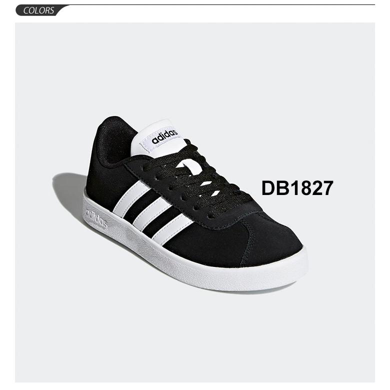 ジュニア スニーカー キッズシューズ 子供靴 ひも靴/アディダス adidas VL COURT 2.0 K /コートシューズ 男の子 女の子 運動靴 VL-KIDS くつ/DB1827【a110Qpd】 APWORLD - 通販 - PayPayモール