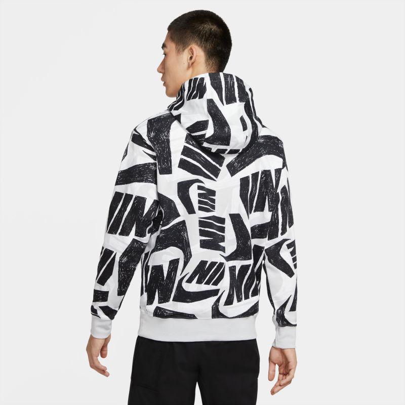 スウェット パーカー 裏起毛 裏フリース 長袖 ナイキ Nike クラブ Aop プルオーバーフーディ メンズ スエット ロゴ総柄 スポーティ カジュアル Db4608 010 Apworld 通販 Paypayモール