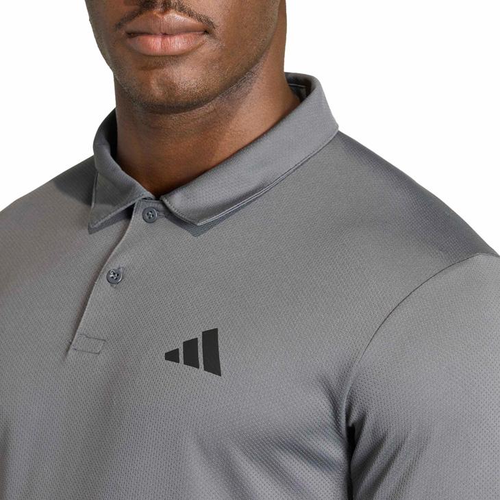 30352　アディダス　メンズ　ポロシャツ　グレー　サイズＬ adidas（アディダス） 半袖 ポロシャツ メンズ ワークアウト ES
