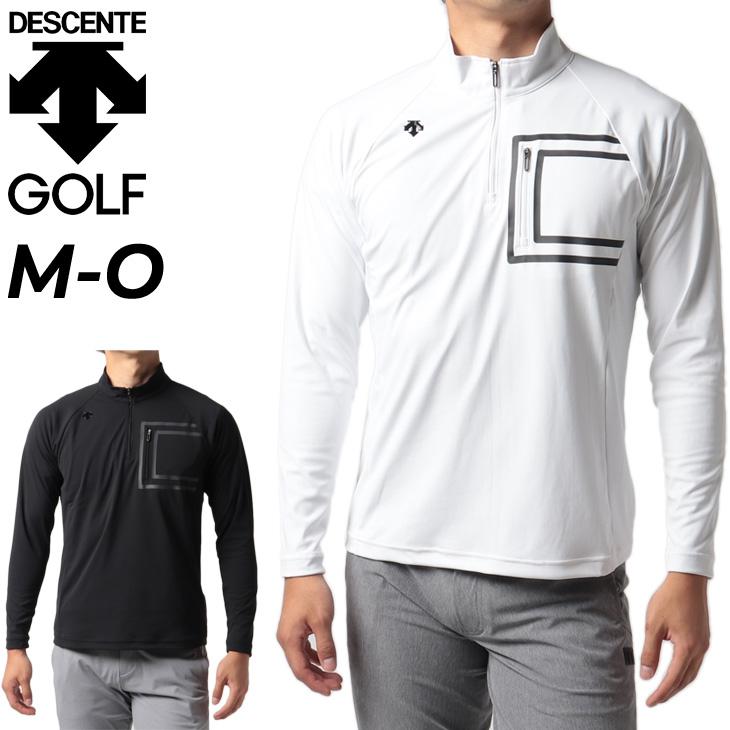 DESCENTE デサント 長袖 ジップシャツ ゴルフウェア メンズ DESCENTE デサント 長袖 ジップシャツ ゴルフウェア メンズ