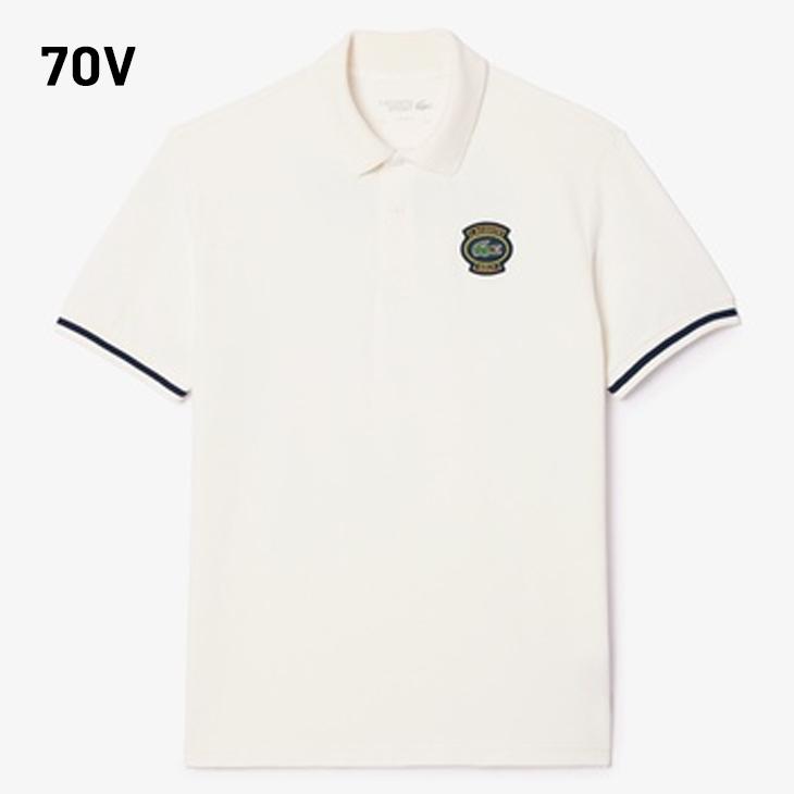 LACOSTE（ラコステ） ポロシャツ 半袖 オーバルロゴワッペン コットン