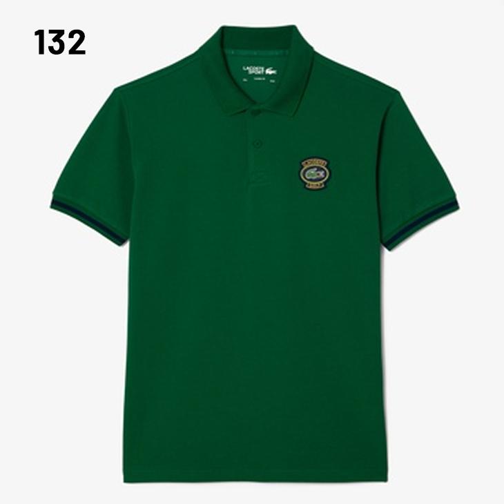 LACOSTE（ラコステ） ポロシャツ 半袖 オーバルロゴワッペン コットン
