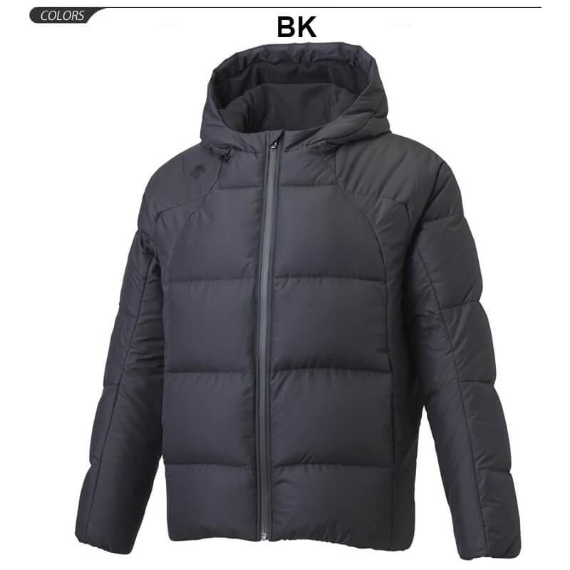 ダウンジャケット アウター メンズ デサント Descente 防寒着 スポーツウェア 保温 撥水 軽量 男性 フード付き ブラック 黒 上着 羽織り 普段使い Dmmqjc42 Apworld 通販 Paypayモール