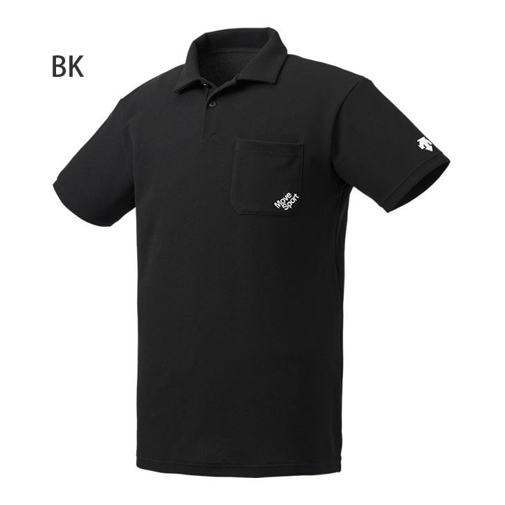 国体　ポロシャツ　DESCENTE DESCENTE デサント 半袖 ポロシャツ メンズ MOVESPORT SUNSCREEN