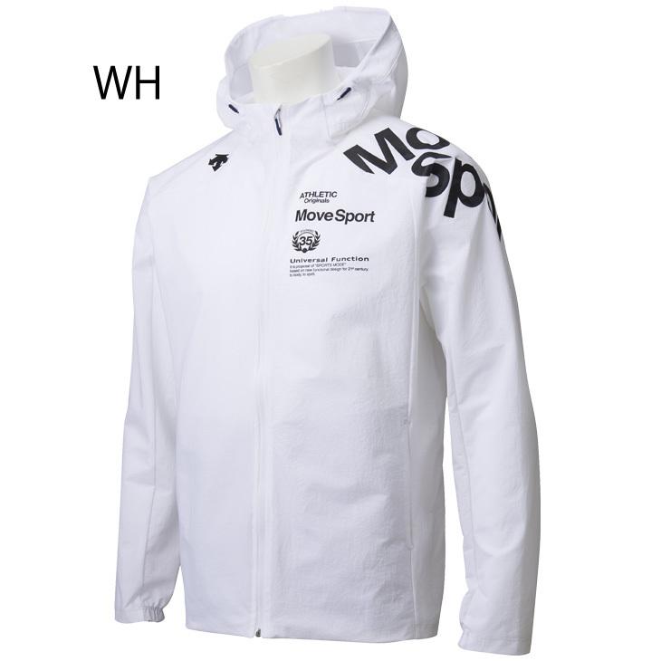 DESCENTE ホワイトメッシュウィンドブレーカー Sサイズ DESCENTE ウィンドブレーカー メンズ アウター デサント AIRY TRANSFER