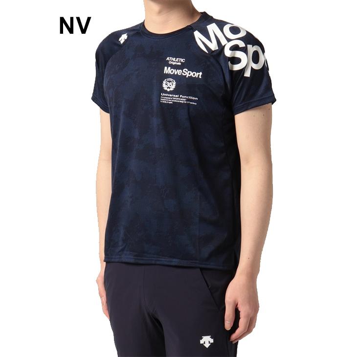 半袖 Tシャツ メンズ デサント DESCENTE ジャガードグラフィック 半袖シャツ/トレーニング ジム ランニング スポーツウェア 男性 吸汗速乾 ストレッチ /DMMTJA58｜apworld｜03