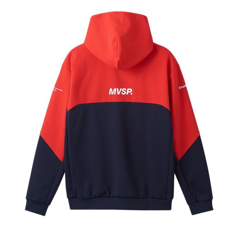 値下 DESCENTE フード付き中綿ミドルジャケット チームデサントモデル