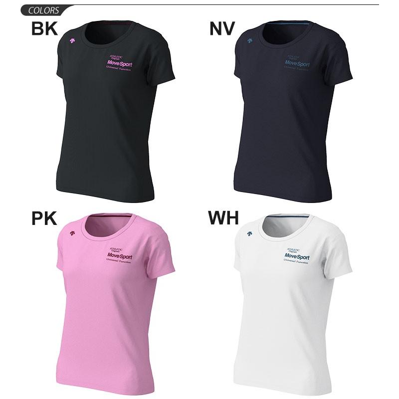 Tシャツ 半袖 レディース デサント Descente スポーツウェア Movesport トレーニング ランニング ジョギング フィットネス Dmwoja51 Apworld 通販 Paypayモール