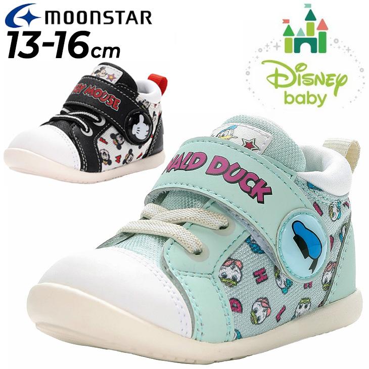 ディズニー ベビー キッズ スニーカー 13-16cm 子供靴 Disney baby ミッキーマウス ドナルドダック キャラクター ミドルカット  カジュアルシューズ /DN-B1300 : dn-b1300 : APWORLD - 通販 - Yahoo!ショッピング