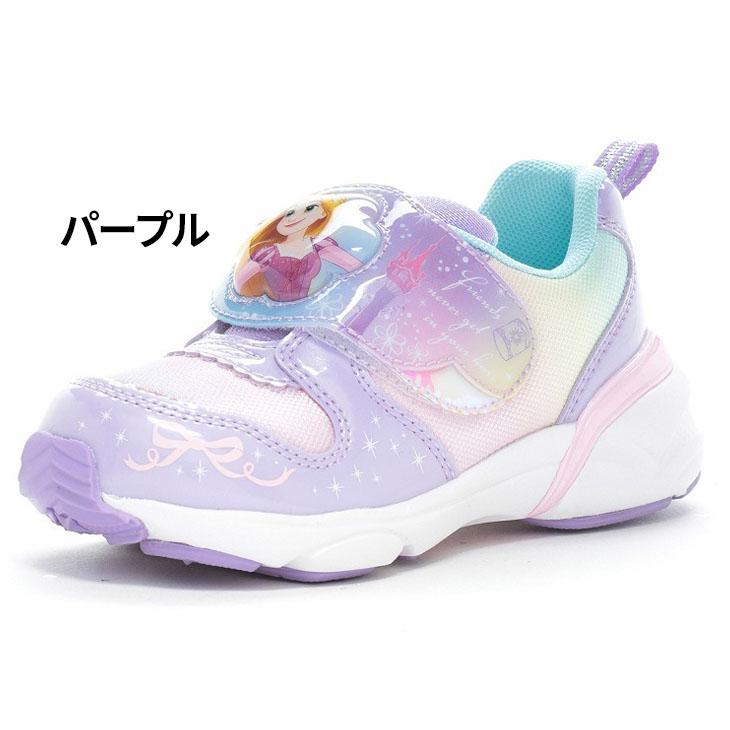 リーナディズニープリンセス光る(LED内蔵)シューズ１９㎝ リーナディズニープリンセス光る(LED内蔵)シューズ19