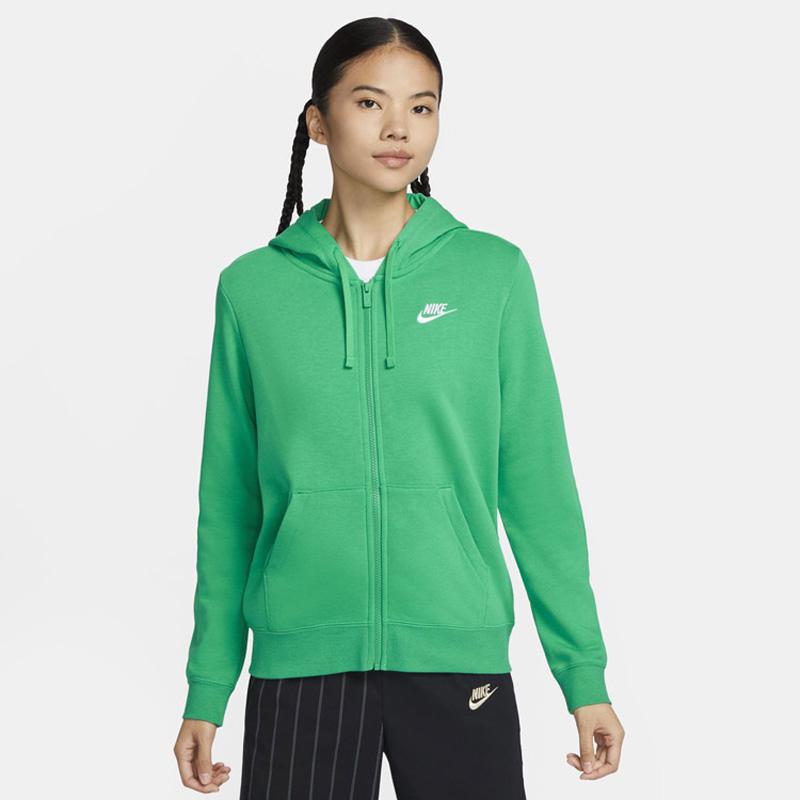 ナイキ レディース パーカー Nike NSW Air Fleece Full Zip Top - Barely Green/Washed Teal NIKE（ナイキ） パーカー スウェット レディース スポーツウェア