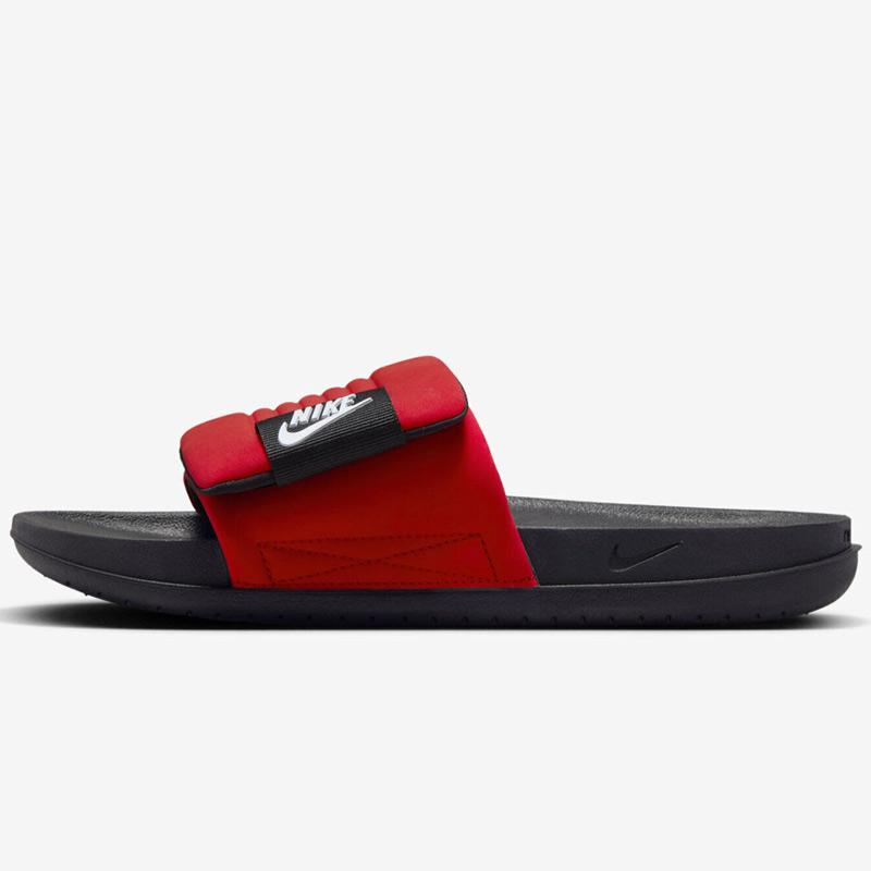 NIKE スポーツサンダル レッド/ブラック NIKE ナイキ カワスライド キッズ スポーツ サンダル FJ2250-001