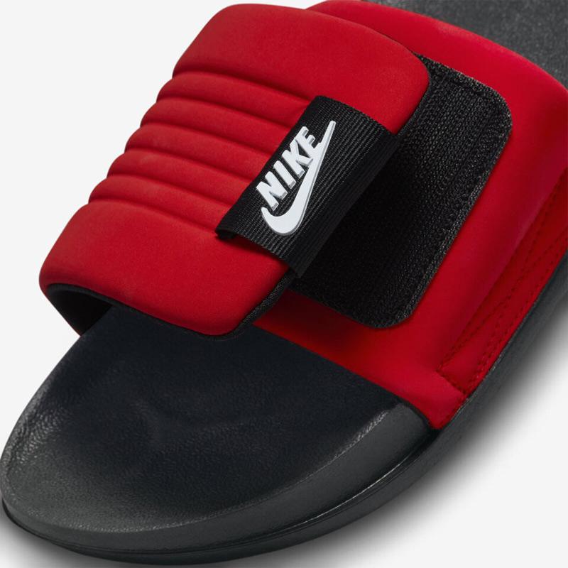 NIKE スポーツサンダル レッド/ブラック NIKE ナイキ カワスライド キッズ スポーツ サンダル FJ2250-001