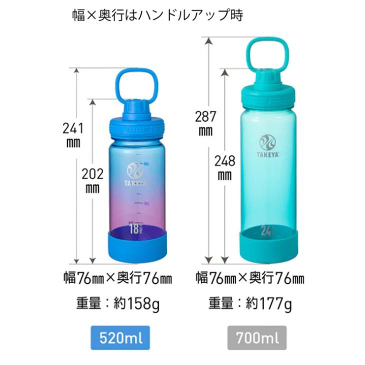 FLASK タケヤフラスク デュラブルボトル 520ml 0.52L 水筒 直飲み