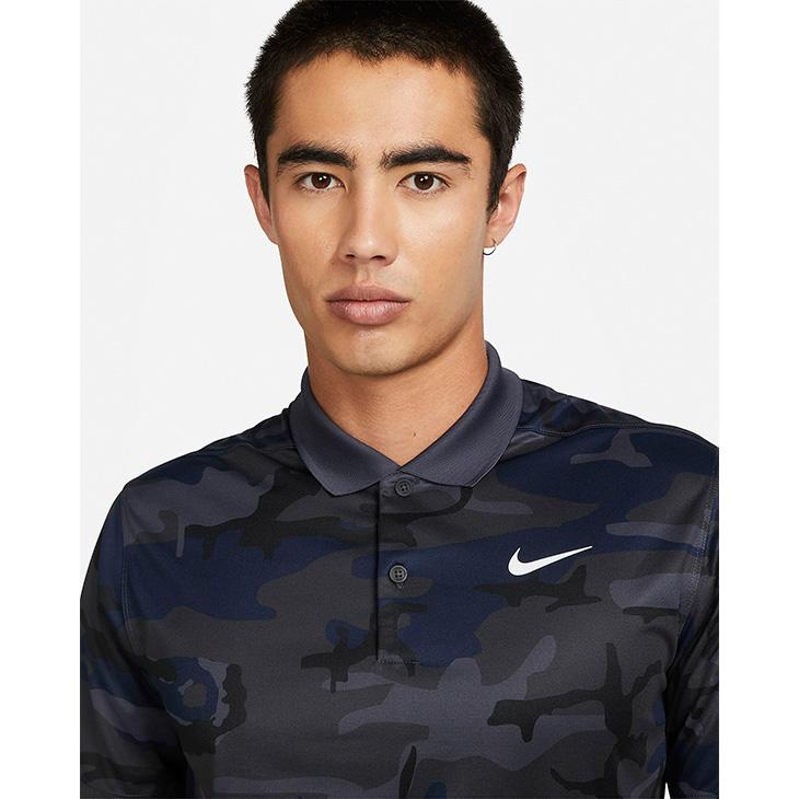 malbon golf ✖️ NIKE DRI-FIT ポロシャツ カモ ブラック malbon golf ✖️ NIKE DRI-FIT ポロシャツ カモ ブラック