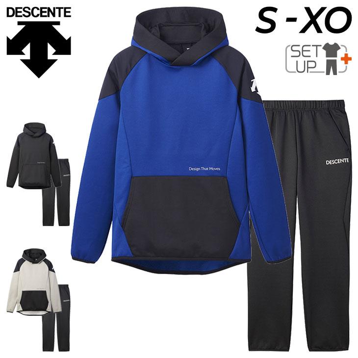 【一部予約販売】 DESCENTE デサント スウェット 上下 メンズ ウォーム 保温 プル ウェア