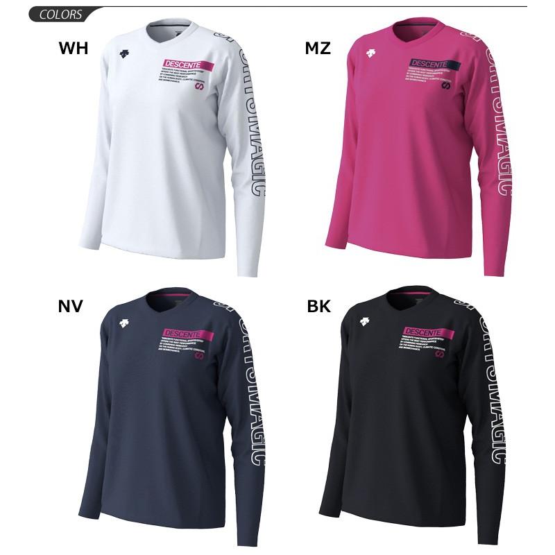 Tシャツ 長袖 レディース デサント Descente プラクティスシャツ Sportmagic スポーツウェア バレーボール トレーニング 部活 Dvwojb51 Apworld 通販 Paypayモール