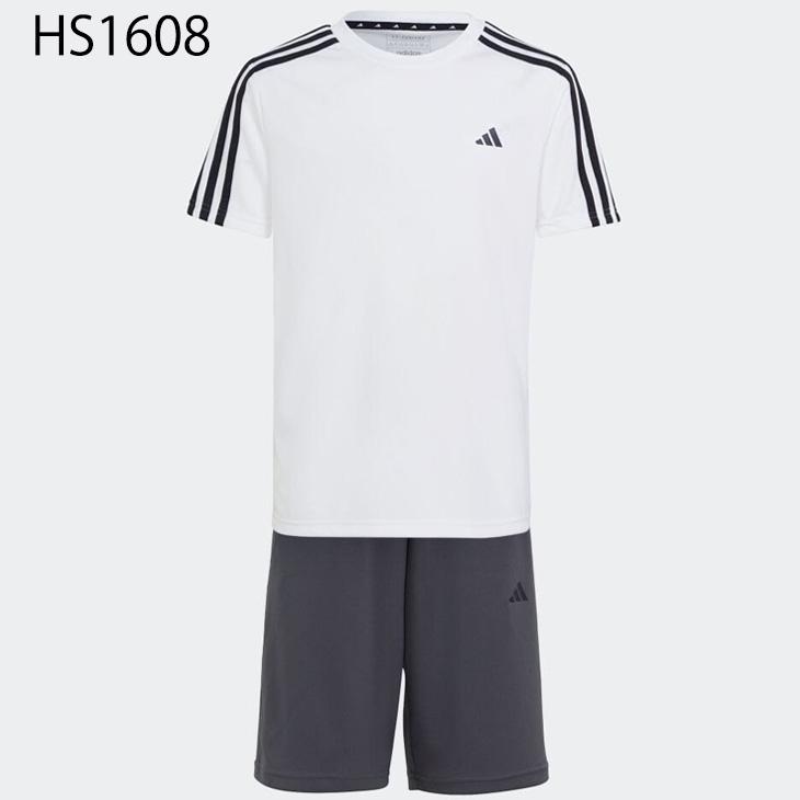 adidas アディダス キッズ 半袖Tシャツ ハーフパンツ 上下 140