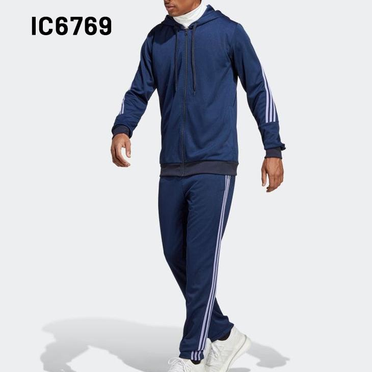adidas アディダス ジャージ 上下 メンズ スリーストライプス