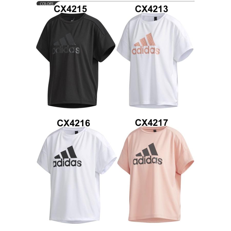 Tシャツ 半袖 レディース アディダス Adidas ビッグロゴ Tee スポーツウェア フィットネス トレーニング ヨガ 女性 ゆったりシルエット Eua46 Apworld 通販 Paypayモール