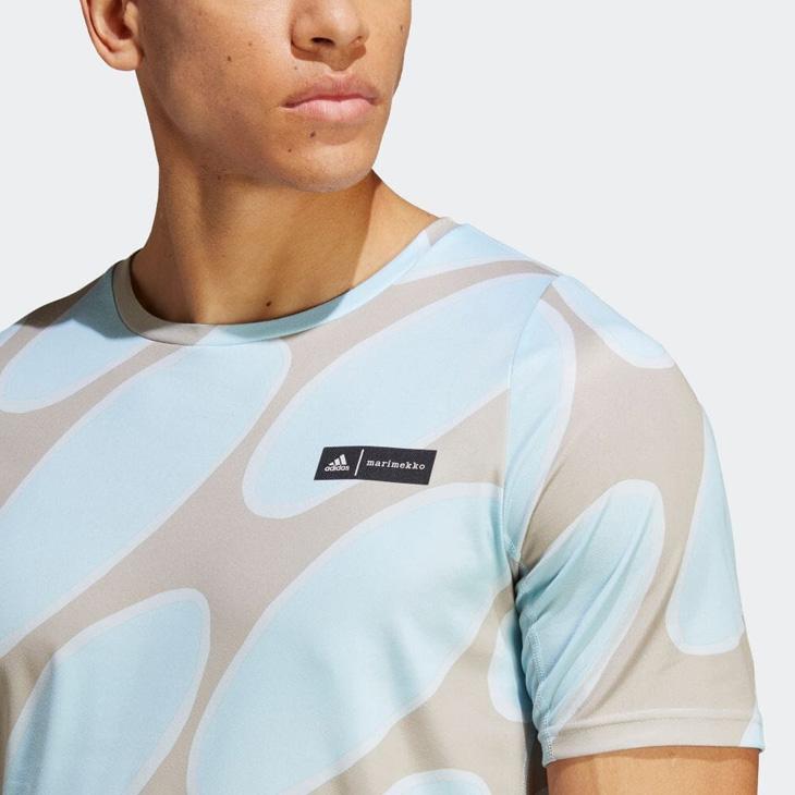 アディダス 半袖 Tシャツ メンズ adidas MARIMEKKO マリメッコ ランアイコン 3ストライプス ランニング ジョギング トレーニング 男性 スポーツウェア /EUY64｜apworld｜12