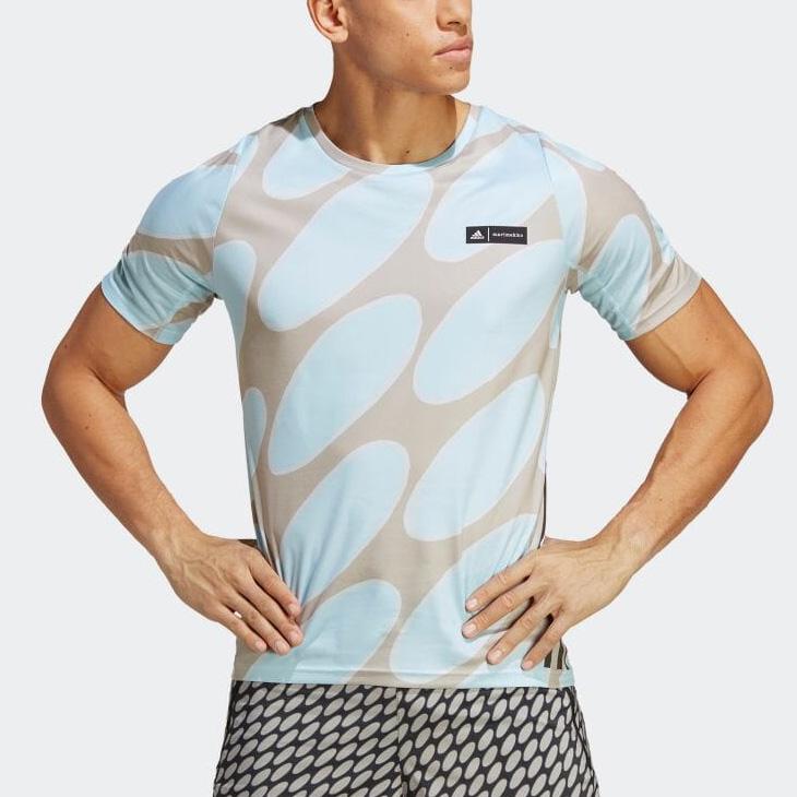 アディダス 半袖 Tシャツ メンズ adidas MARIMEKKO マリメッコ ランアイコン 3ストライプス ランニング ジョギング トレーニング 男性 スポーツウェア /EUY64｜apworld｜09