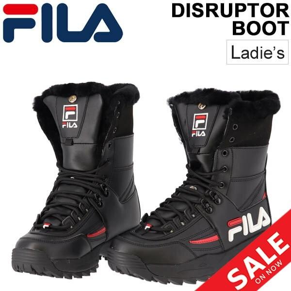 スニーカーブーツ レディース シューズ フィラ FILA ディスラプターブーツ  DISRUPTOR BOOT 女性用 ウィンターシューズ ボア 厚底 チャンキーソール/F0428 | FILA