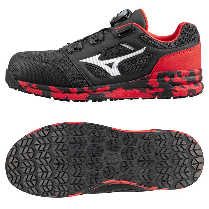 MIZUNO（ミズノ） ワーキングシューズ メンズ 作業靴 3E相当 普通作業